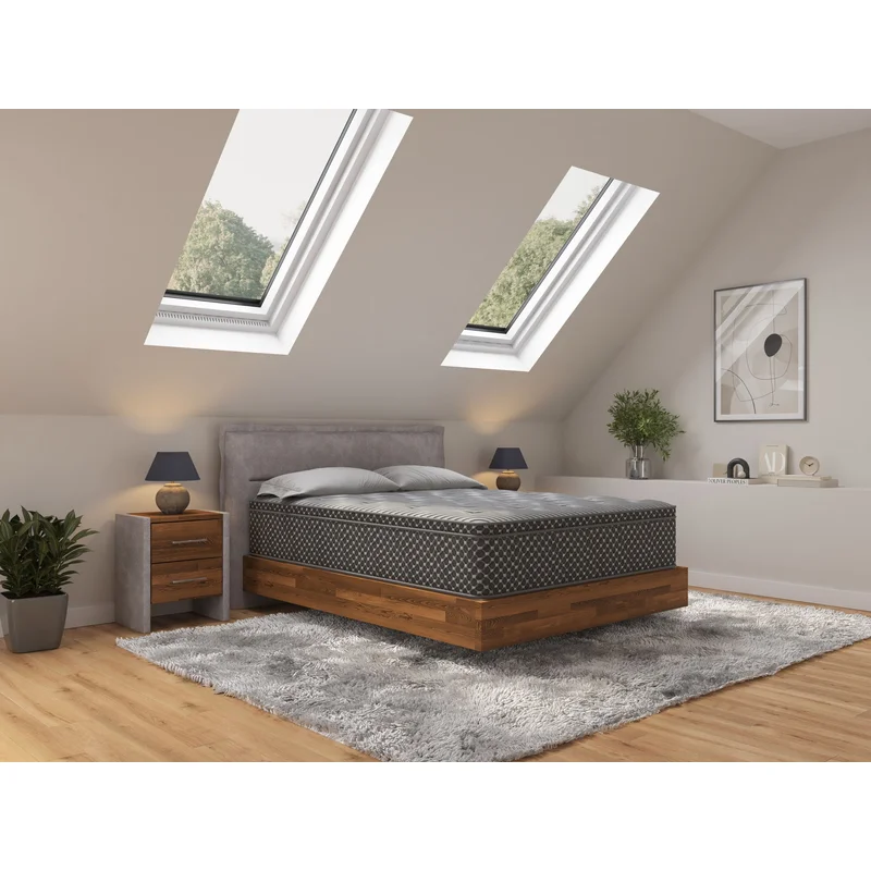 13" Quilted Eurotop Hybrid Mattress Plush