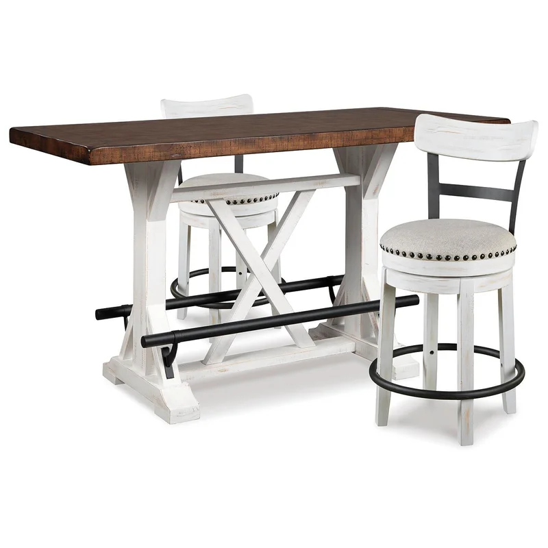 Ashley Express - Valebeck Counter Height Dining Table and 2 Barstools