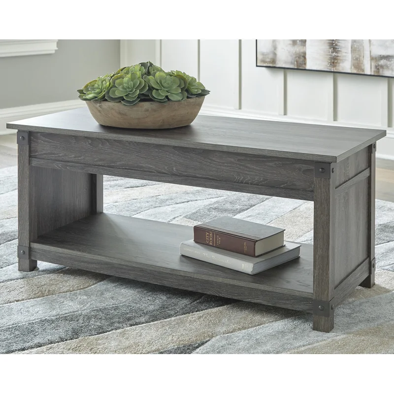 Freedan Rect Lift Top Cocktail Table