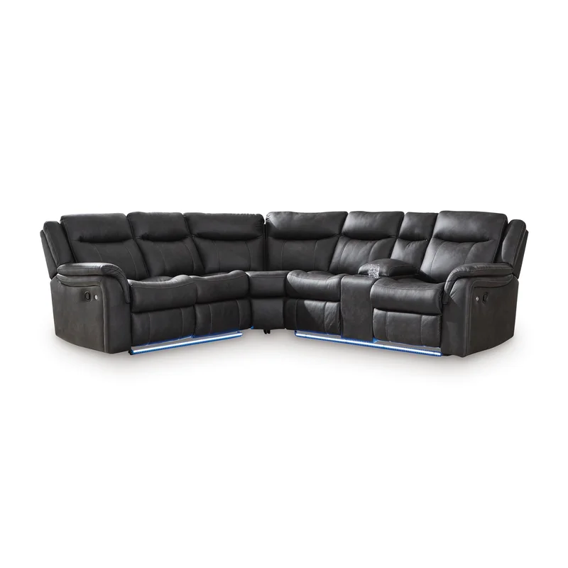 Signature Design by Ashley Sultan Meadow PC13001S1 2 pc Reclining Sectional