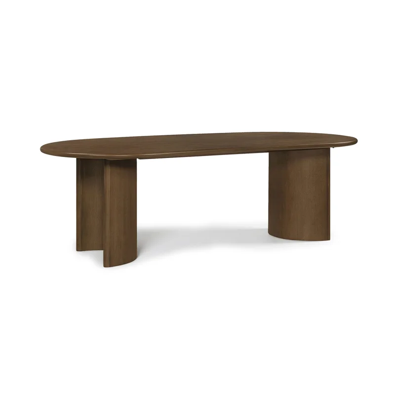Caldra - Oak Veneer And Solid Wood Dining Table