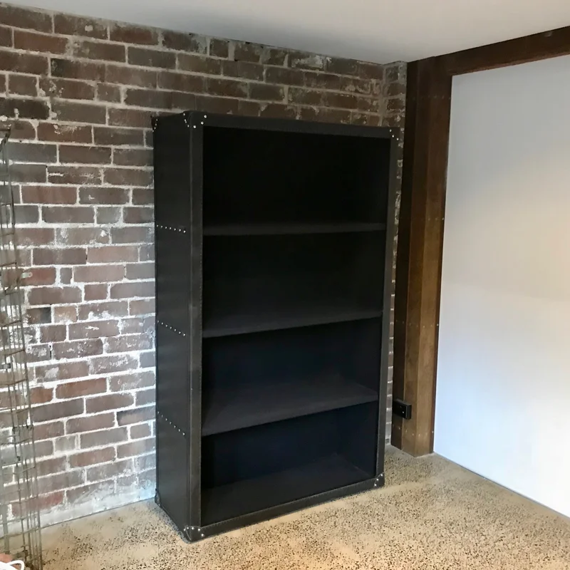 Mayfair Leather Bookcase by Restoration Hardware