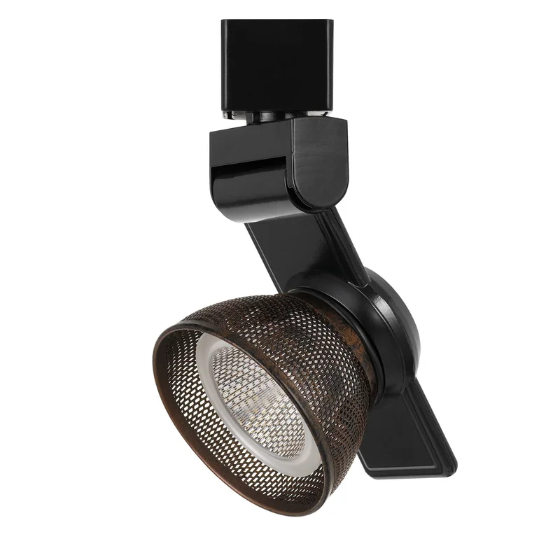 6" Height Metal Track Head - Black & Rust - Mesh