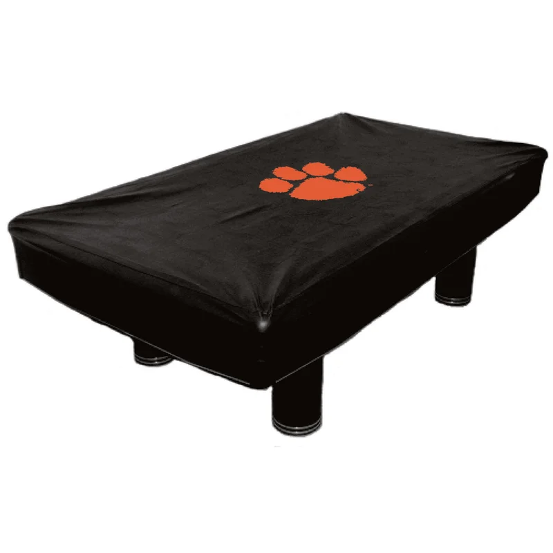 7 ft Clemson Tigers CLMBTC100N-7 Fitted Billiard Pool Table Cover
