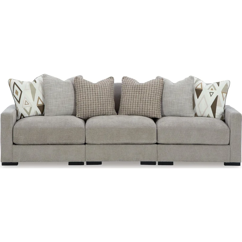 Aslan Court 3 Piece Sectional - Flax