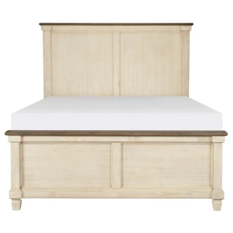 Weaver Queen Panel Bed in Antique White 1626-1*