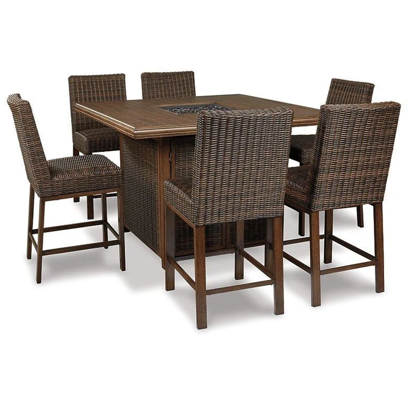 Paradise Trail Outdoor Bar Table Set