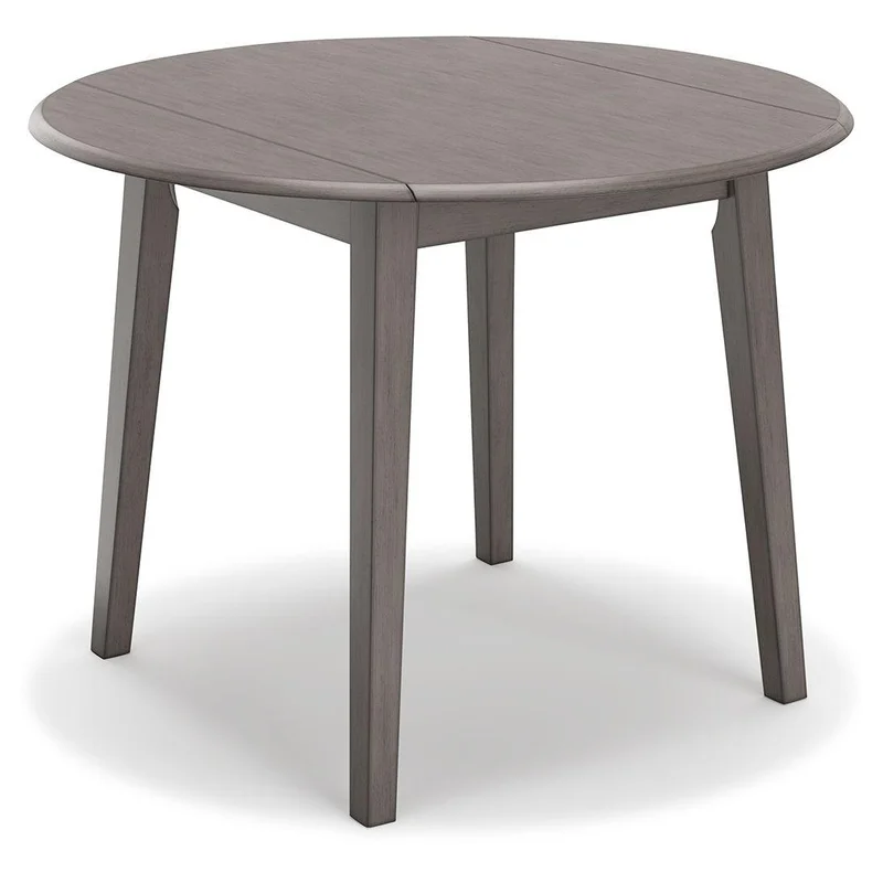 Sovrin - Gray - Round Drm Drop Leaf Table
