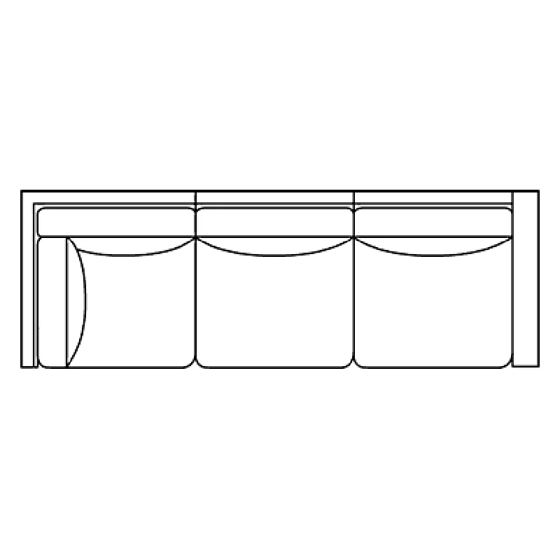 Deidre "Designer Style" Right Arm Facing Corner Sofa