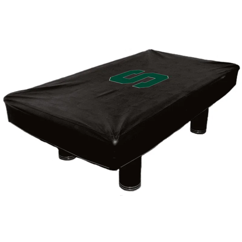 7 ft Michigan State Spartans MSUBTC100N-7 Fitted Billiard Pool Table Cover