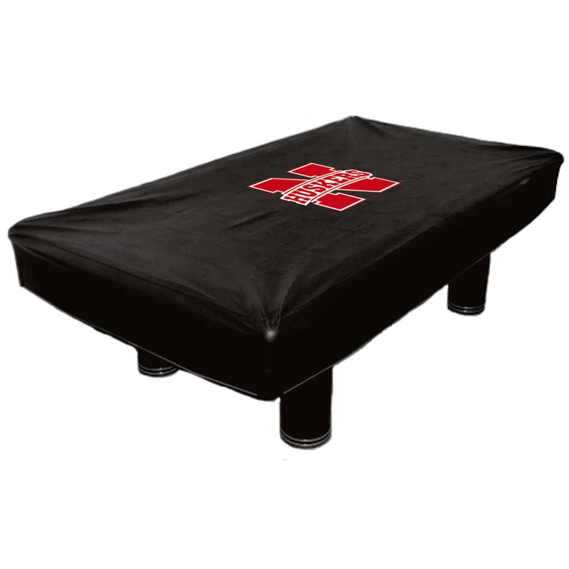 9 ft Nebraska Cornhuskers NEBBTC100N-9 Fitted Billiard Pool Table Cover
