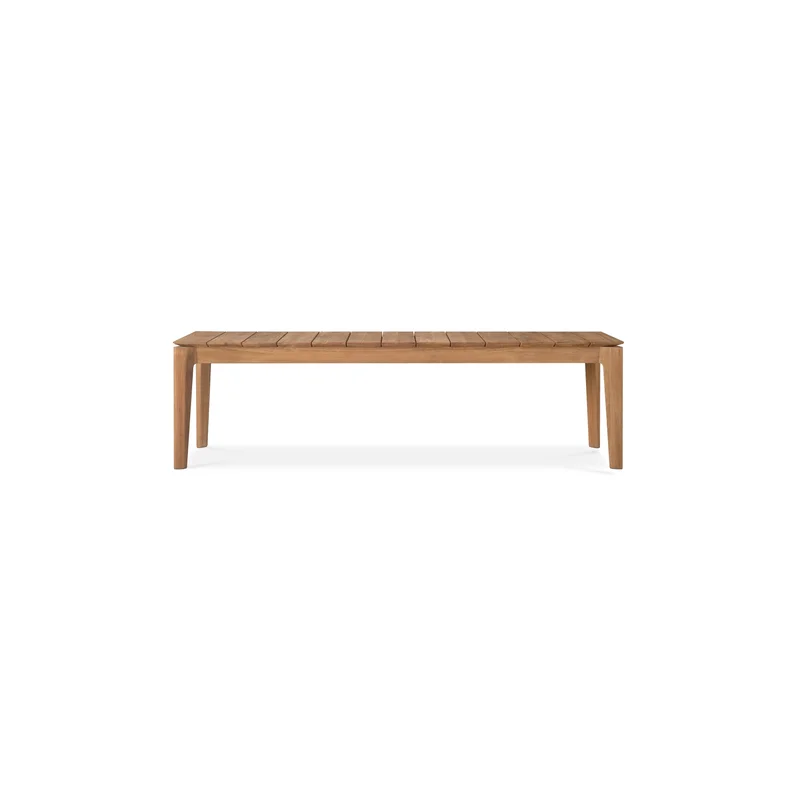 3-Seater Teak Cushioned Outdoor Bench | Ethnicraft Bok