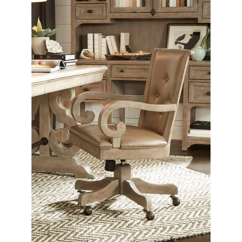 Tinley Park - Fully Upholstered Swivel Chair - Dove Tail Gray