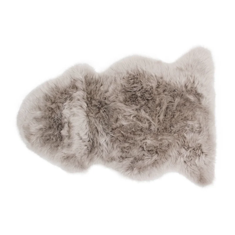 Kowal Sheepskin Area Rug in Chateau Gray Joss & Main Rug Size: Novelty 2' x 3'