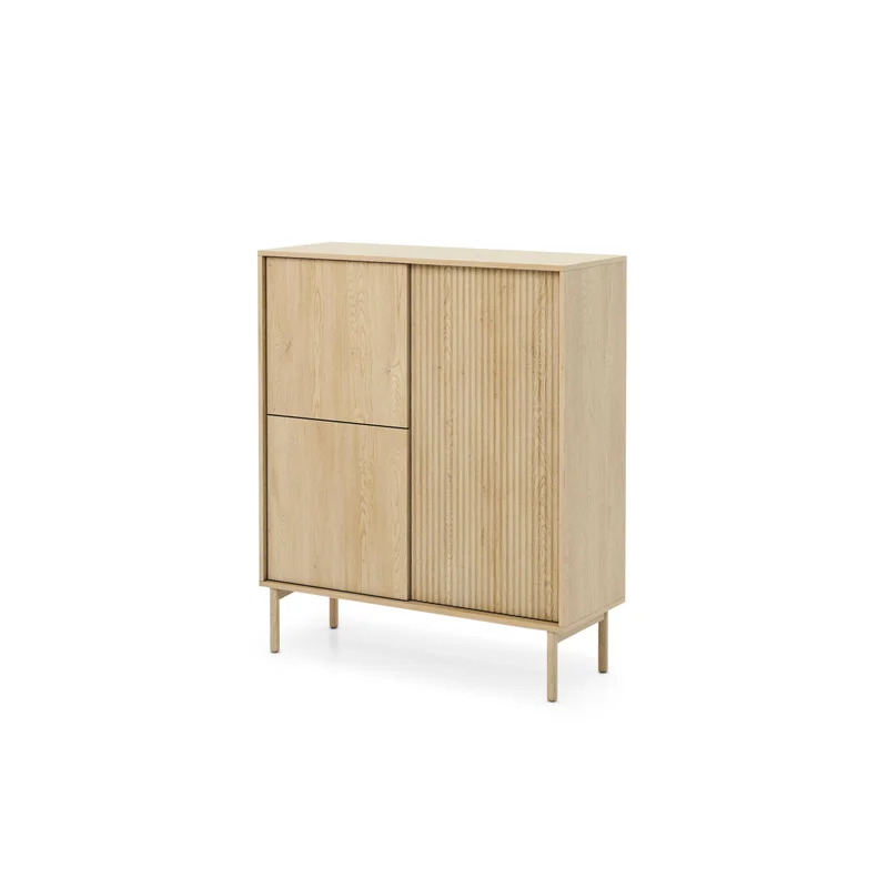 Lask Tavo High Sideboard 3 Doors (103.5 121.8 39.5 cm)