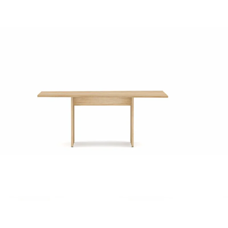 Anywhere 96"W x 60"D Wedge Conference Table with Slab Base & One Piece Top