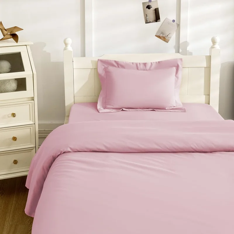NookZuzu 3 Piece Toddler Sheet SetPink Basics Bed Sheet Set for ToddlerMicrofiber 3-Piece Sheet Set Soft Breathable Crib Beddi