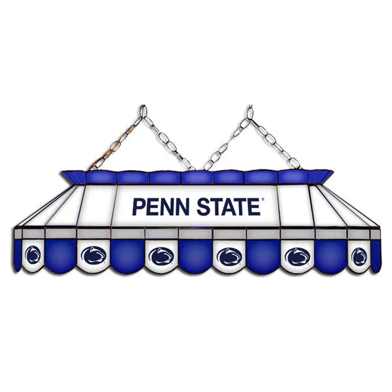 Penn State Nittany Lions Stained Glass Pool Table Light