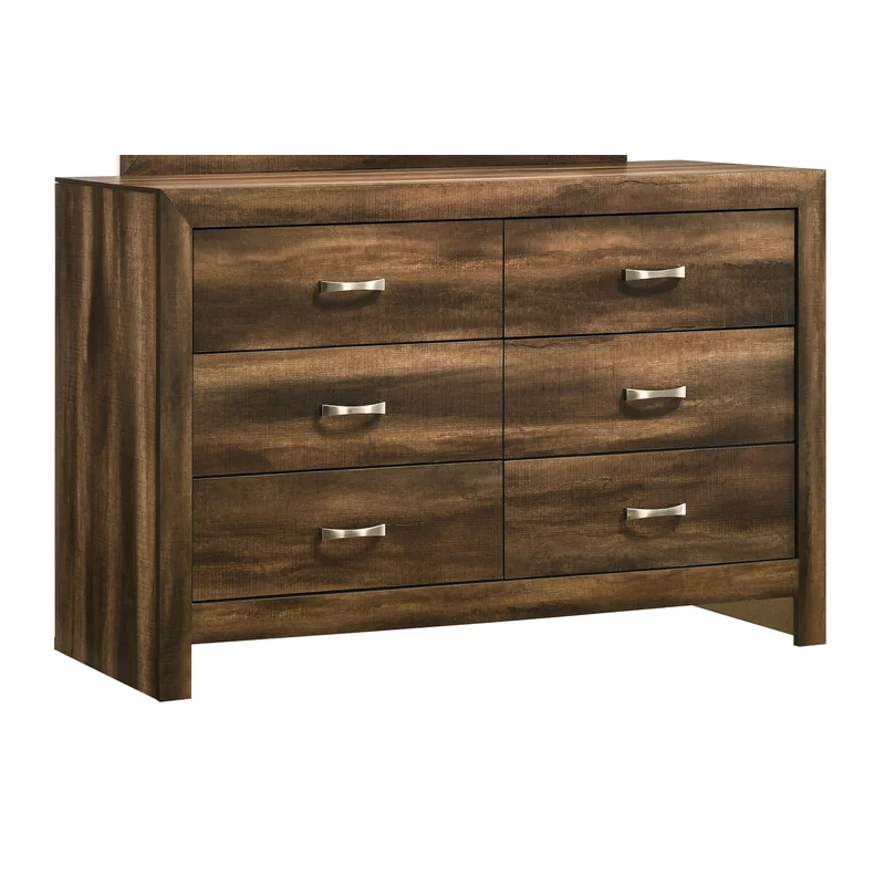 Yasmine Brown Modern Style Dresser in Espresso finish Wood