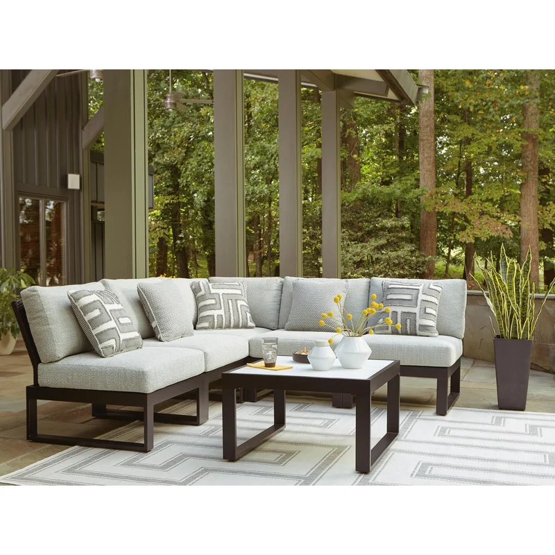 Ashley Express - Beachloft 5-Piece Outdoor Sectional
