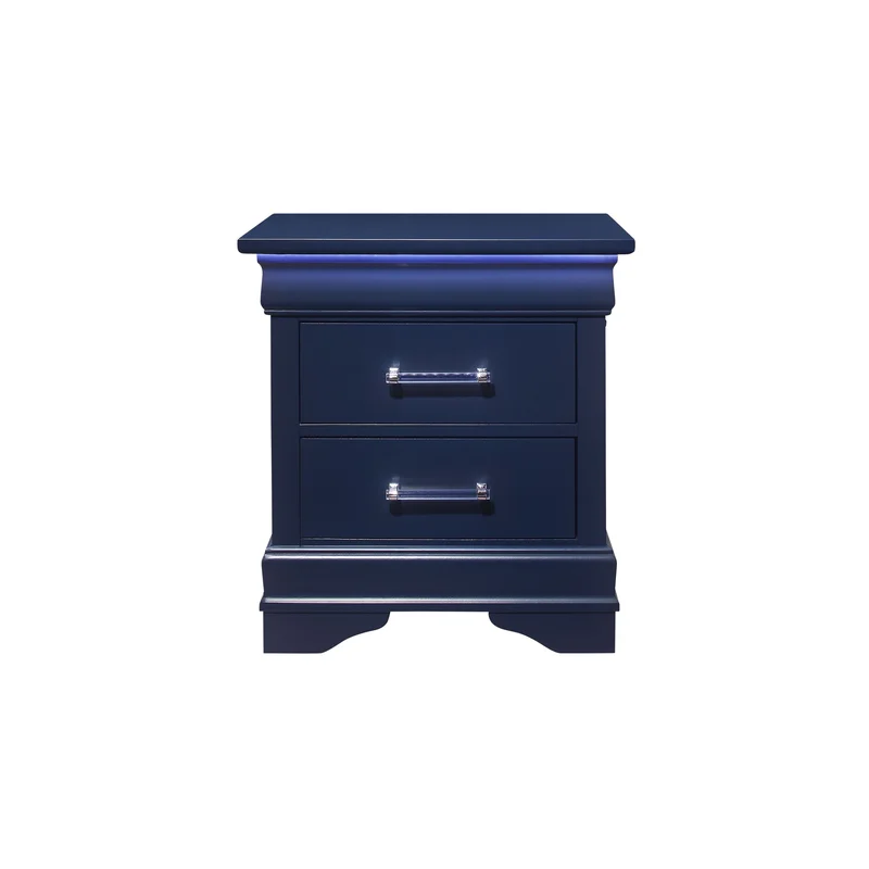 Charlie - Nightstand With LED - Blue
