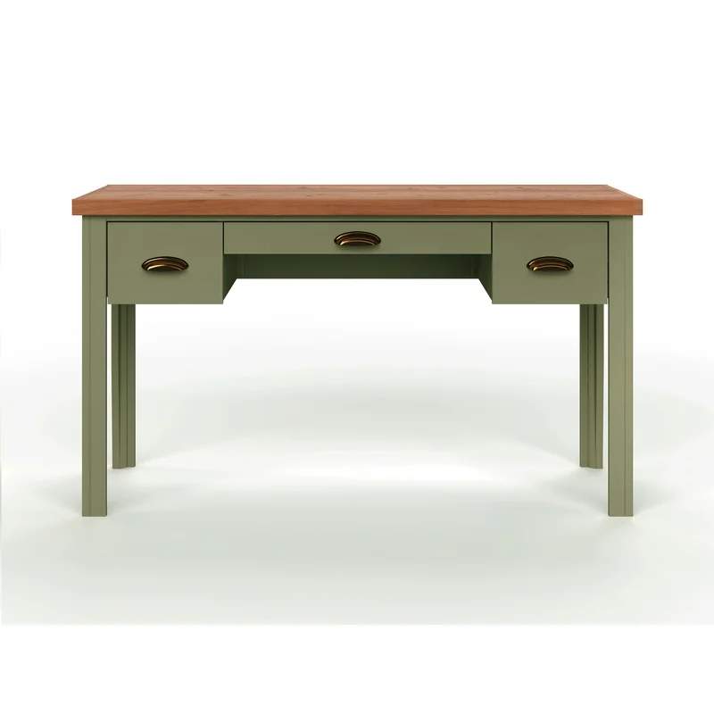 Vineyard - Writing Desk - Sage Green / Fruitwood