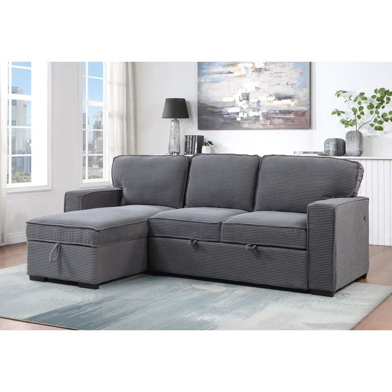 U0203 - Reversible Sofa Bed - Light Gray