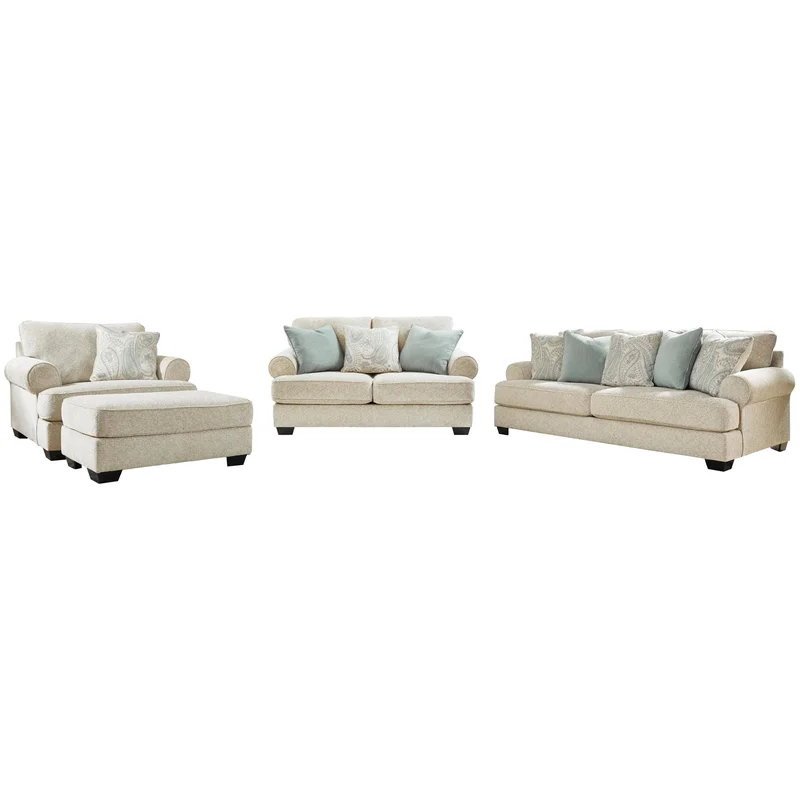 Monaghan Sofa Loveseat Chair and Ottoman