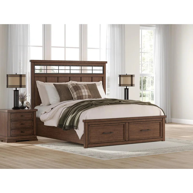 Taffenbrook King Panel Storage Bed