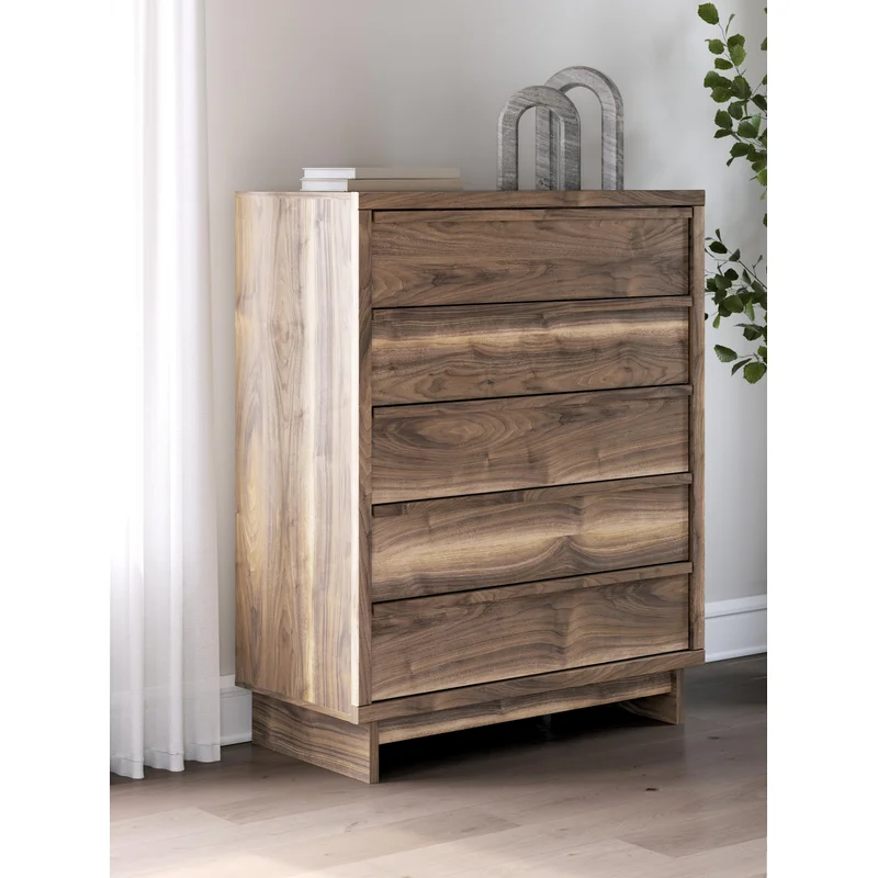 Chirason Five Drawer Wide Chest