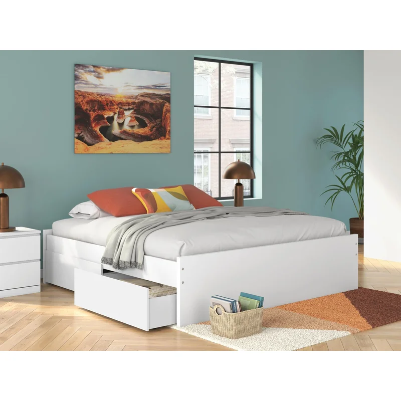 Ashley Express - Onita King Platform Bed with 2 Side Storage