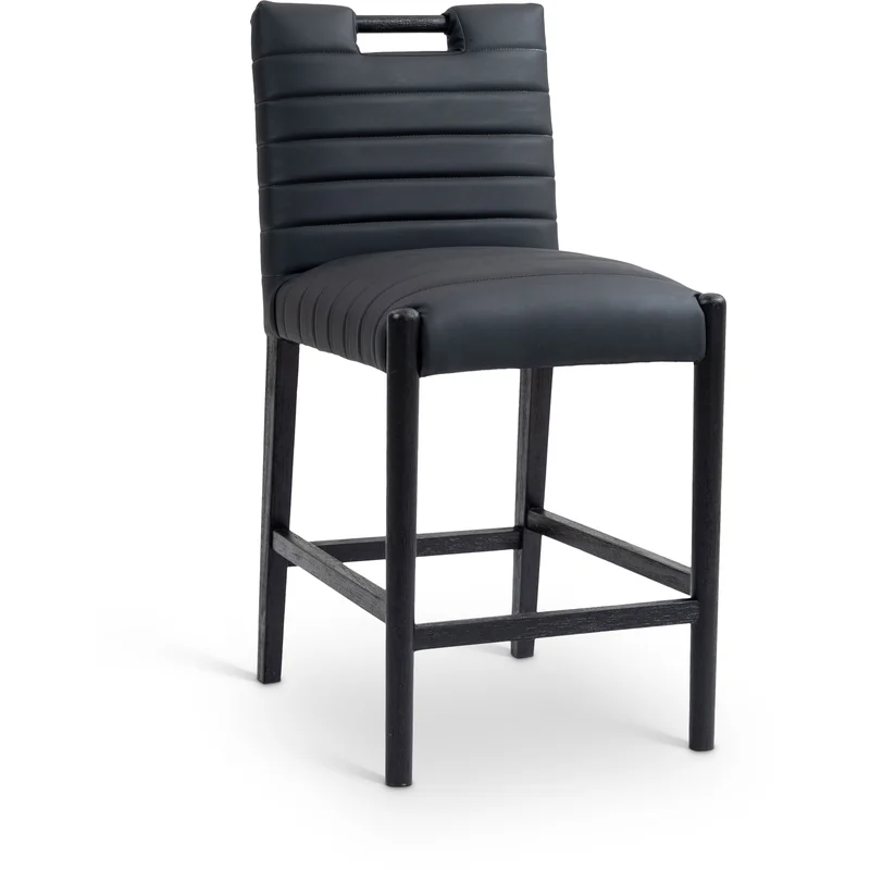 Aimee - Counter Stool - Black Legs