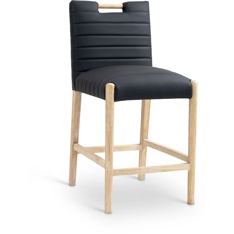 Aimee - Counter Stool - Light Brown Legs
