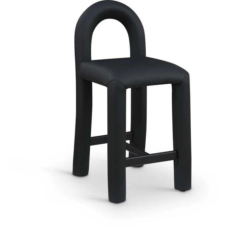 Amari - Faux Leather Stool