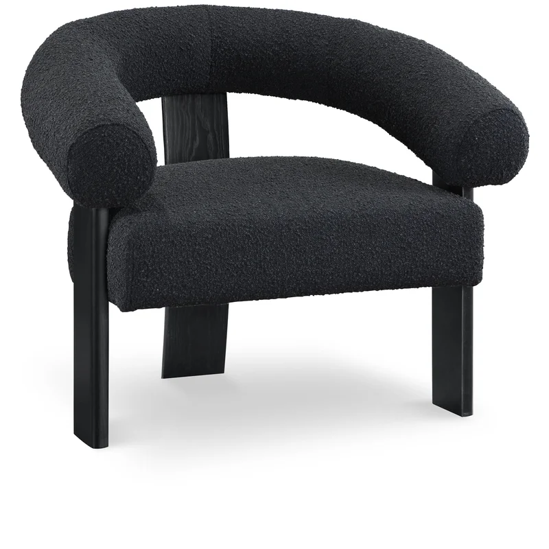 Winston - Accent Chair With Black Legs