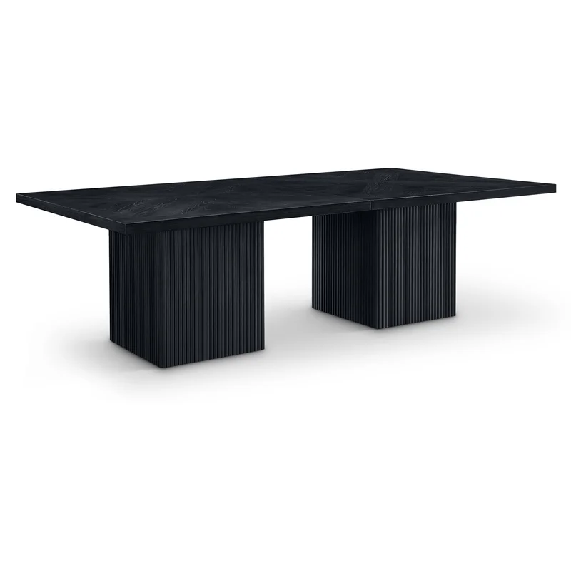Belinda - Wood Modular Dining Table - Black