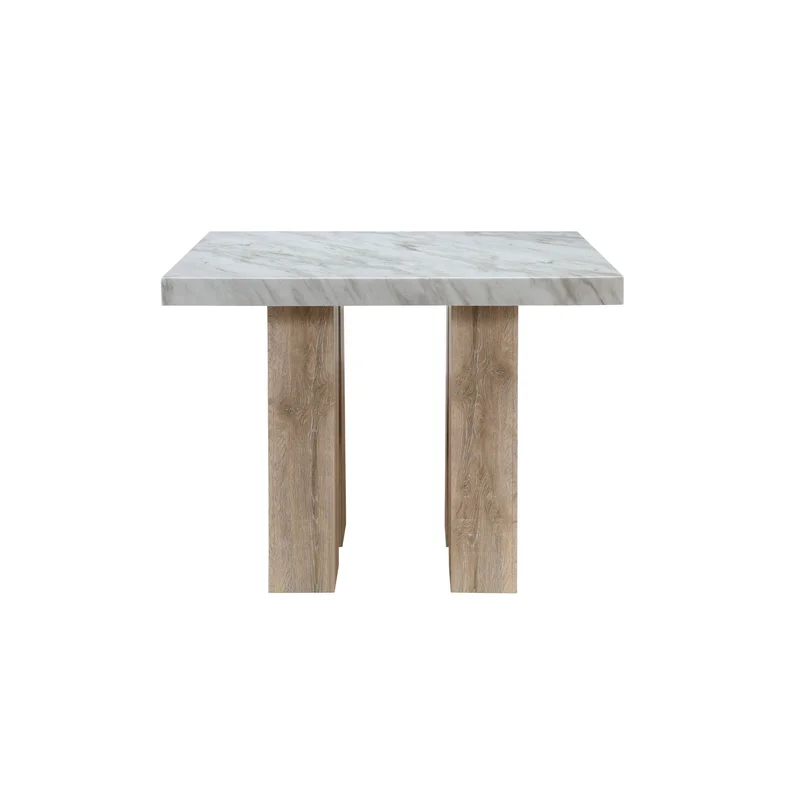 D04BT - Bar Table - Natural Silver