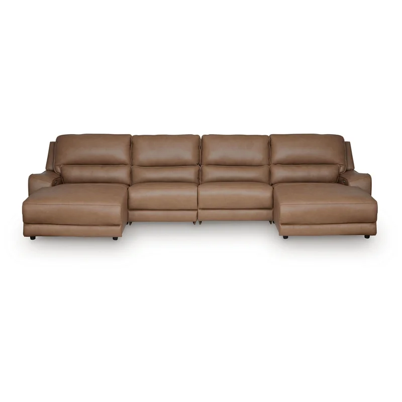 DeepWakes 4-Piece Power Reclining Sectional with Chaise