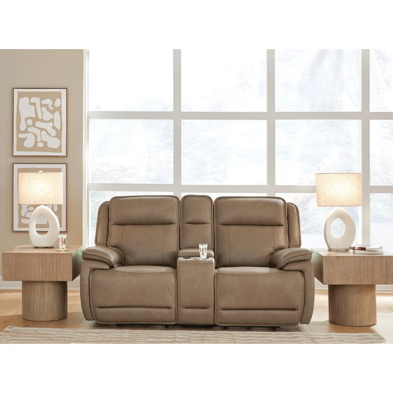 Glencroft PWR REC Loveseat/CON/ADJ HDRST
