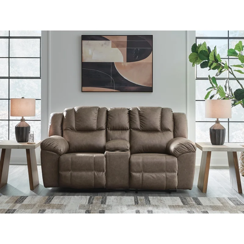 Lowilla DBL Rec Loveseat w/Console