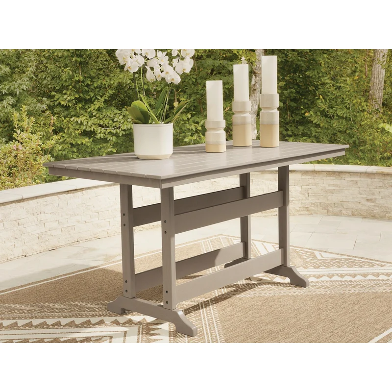 Seacliff Beach RECT COUNTER TABLE W/UMB OPT