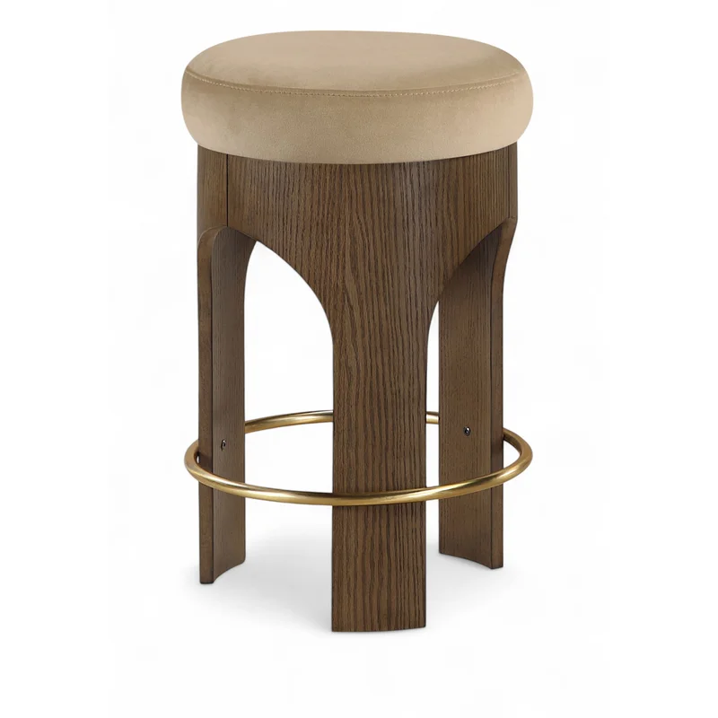 Bocceli - Counter Stool - Brown Base