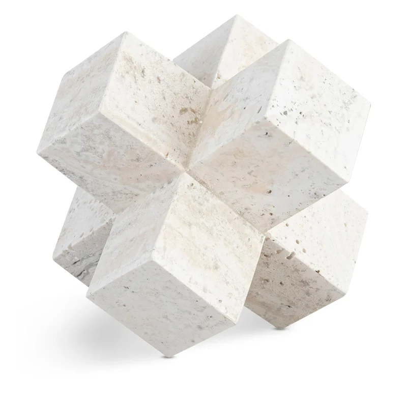 Jack - Travertine Decorative Object - Natural