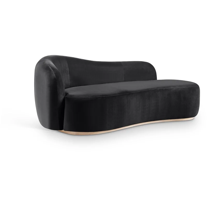 Gustavo - Velvet Upholstered Chaise
