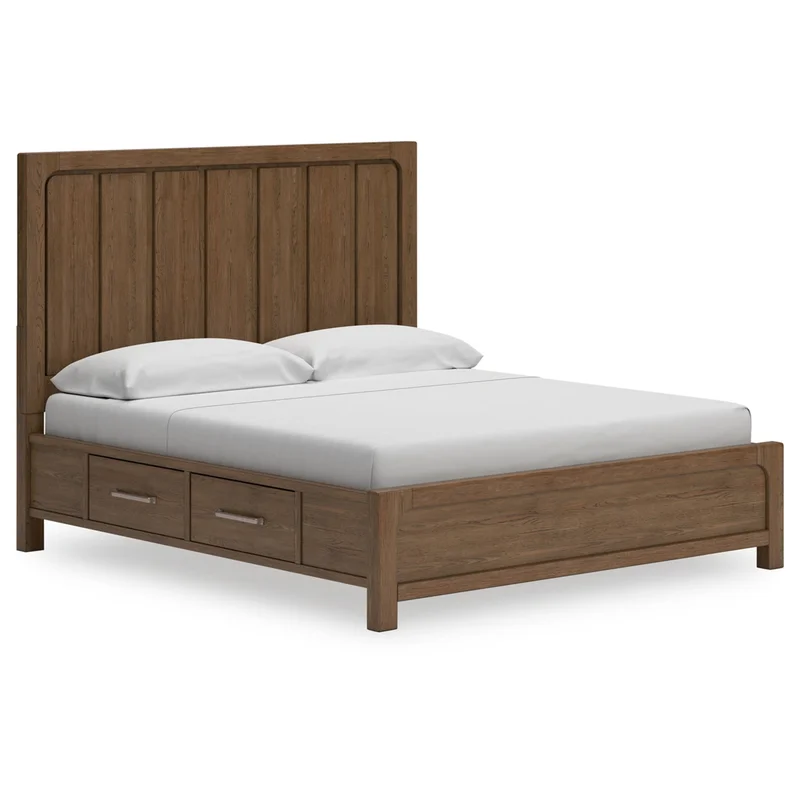 Cabalynn California King Panel Bed with Storage