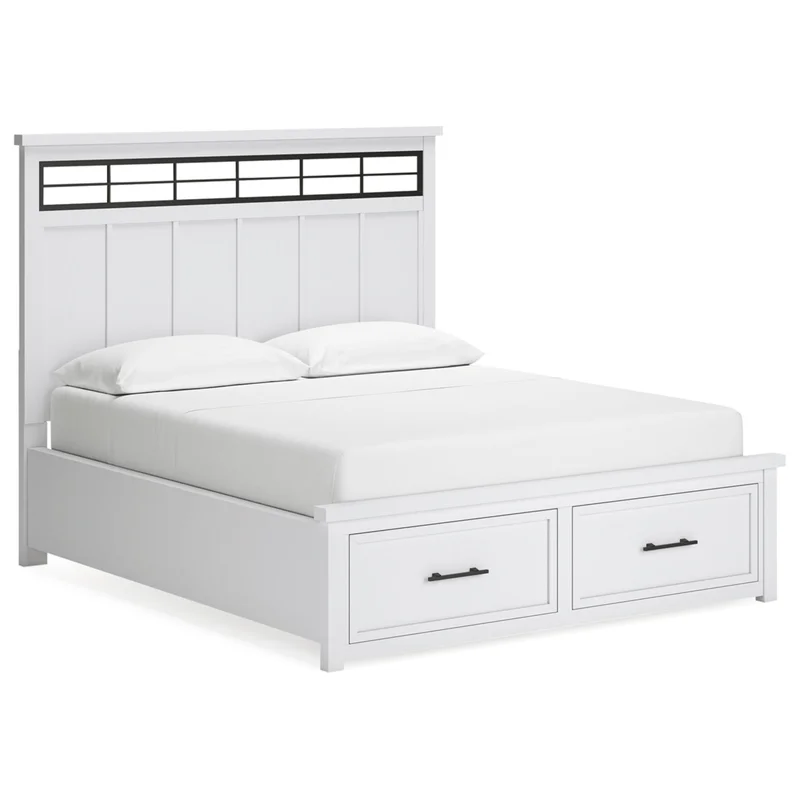 Ashbryn California King Panel Storage Bed