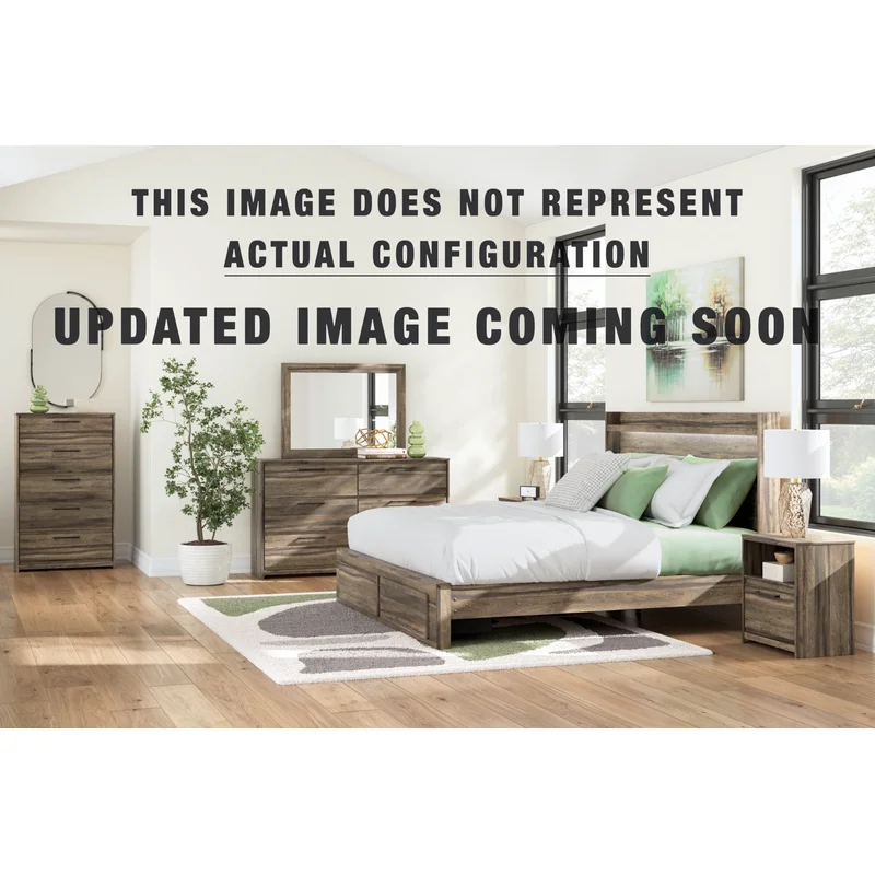 Baystorm King Panel Storage Bed