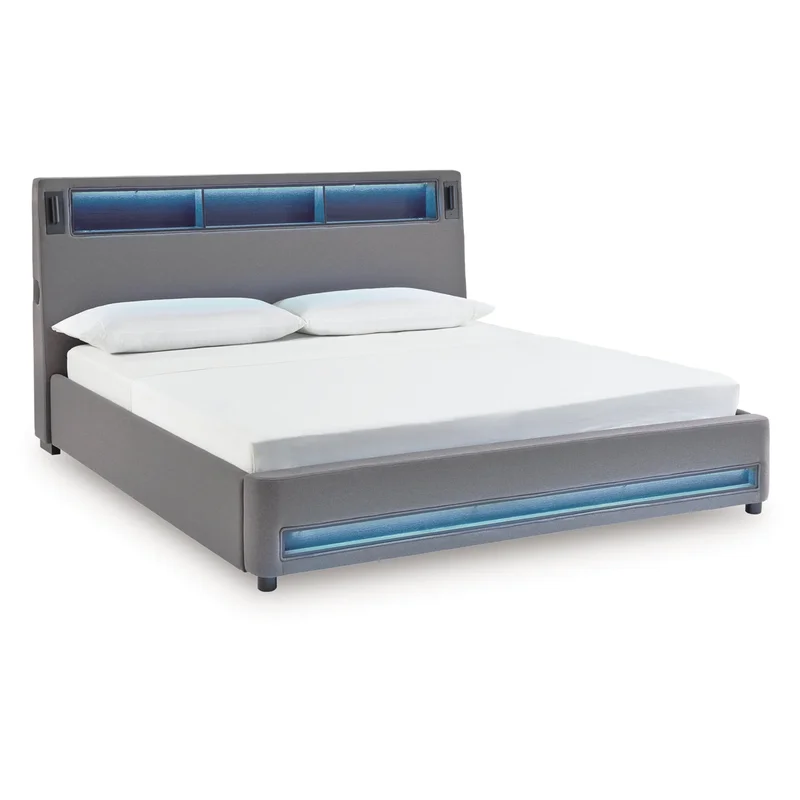 Cayberry California King Upholstered Bed