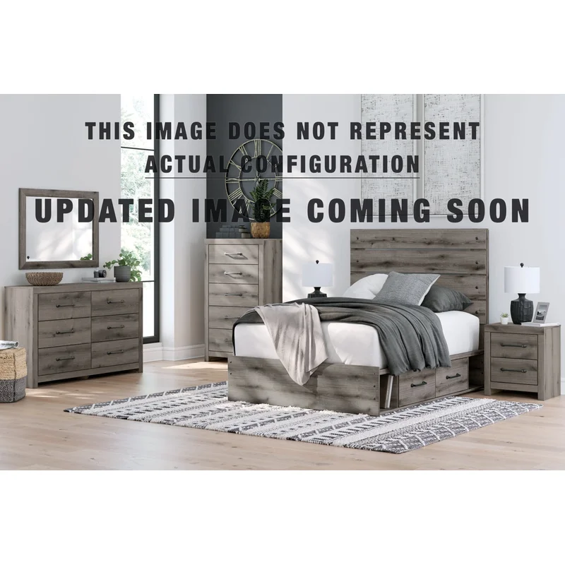 Urbanoore King Panel Bed with Storage