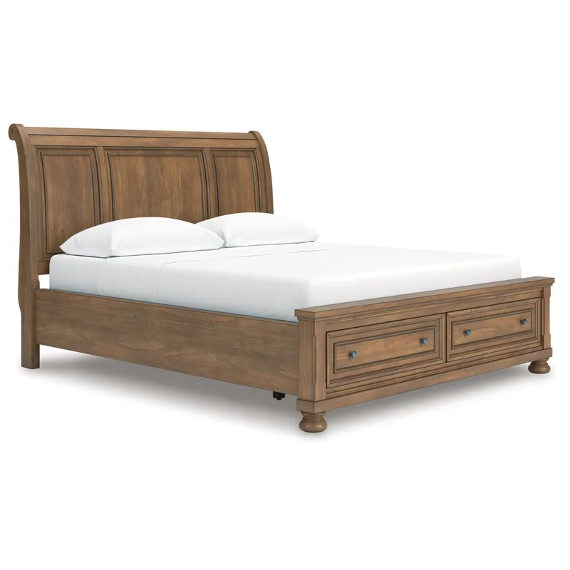 Vandenmore California King Storage Sleigh Bed